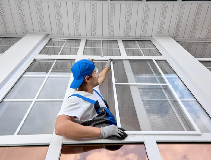 Pose de fenêtre à Bécon-les-Granits